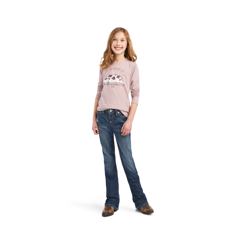 Girls Real Dreamin Mood LS Shirt