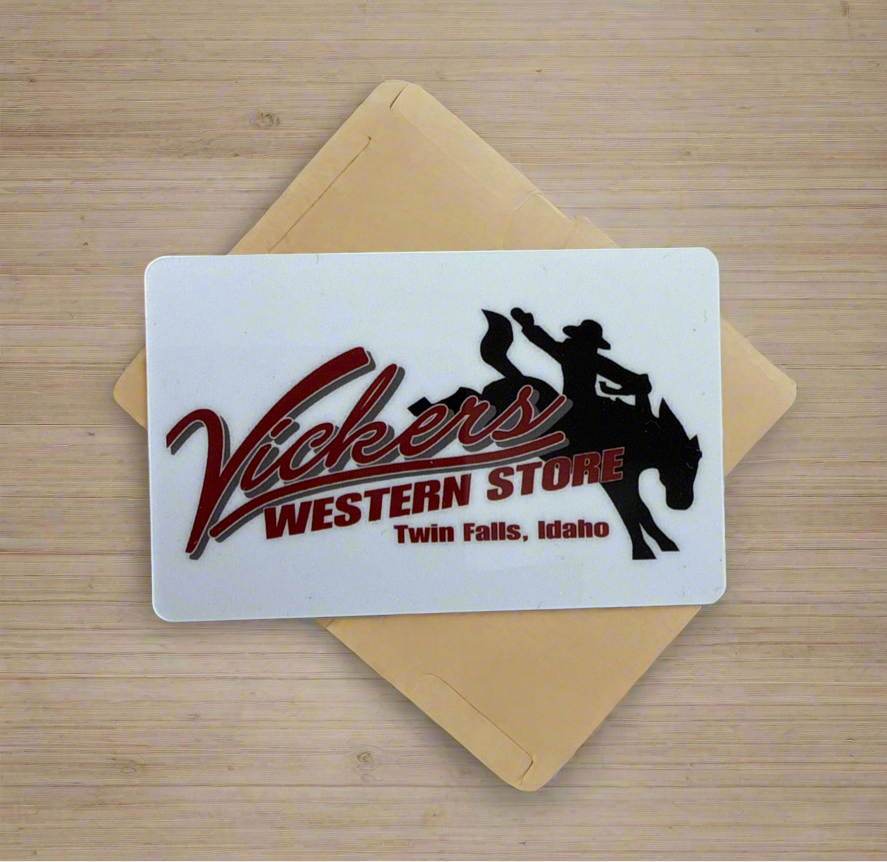 Vickers Western Store E-Gift Card
