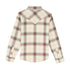 Girls Cream Flannel Western Shirt