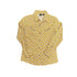 Girls Yellow western shirt with black snaps