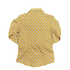 Girls Yellow Snap Western Shirt