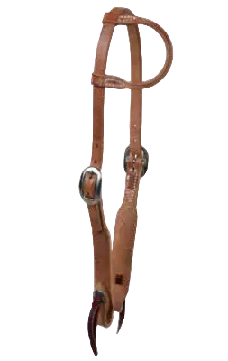 One Ear Hermann Oak Harness Headstall H1590