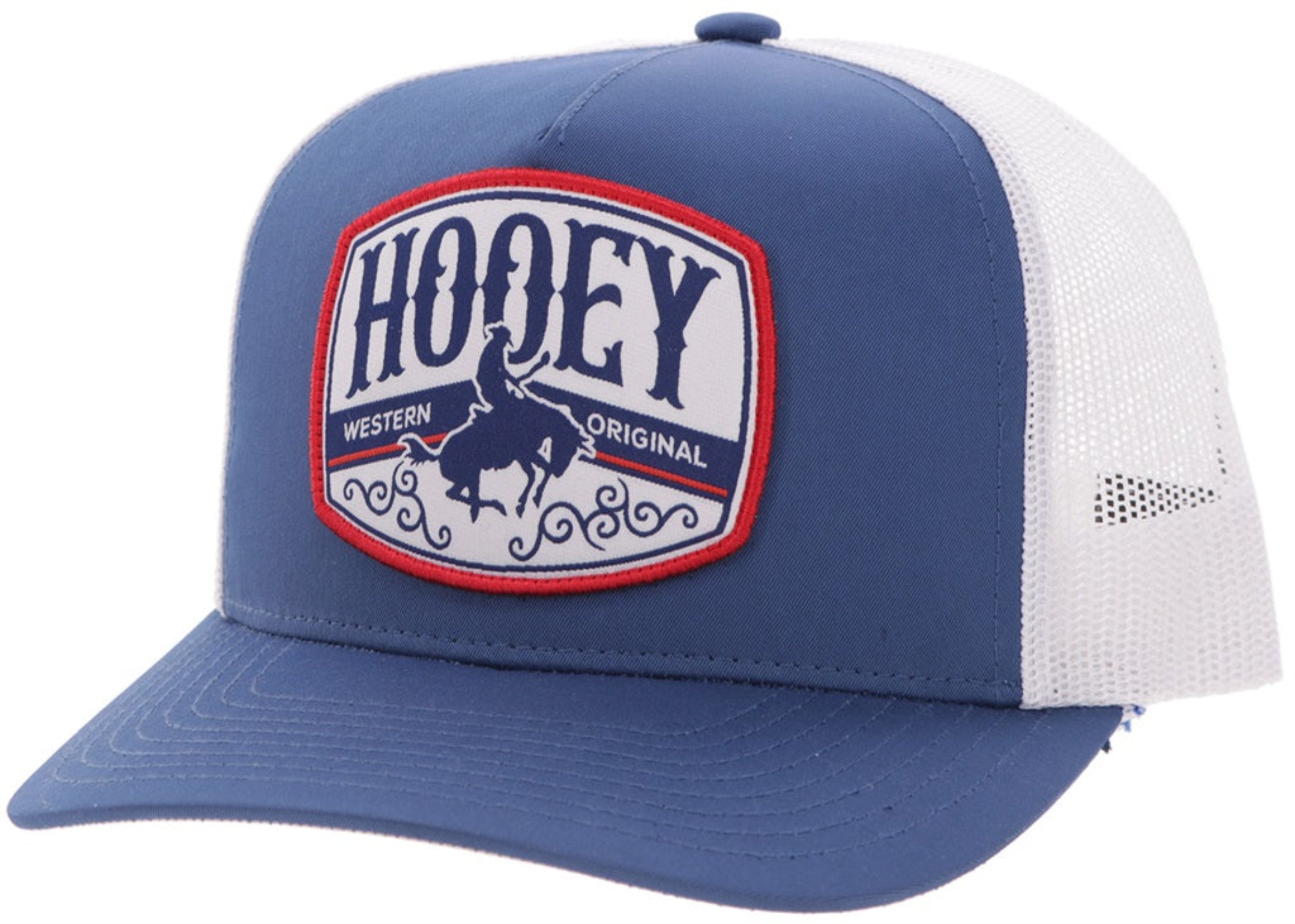 Hooey Ball cap blue with hooey patch with bucking horse