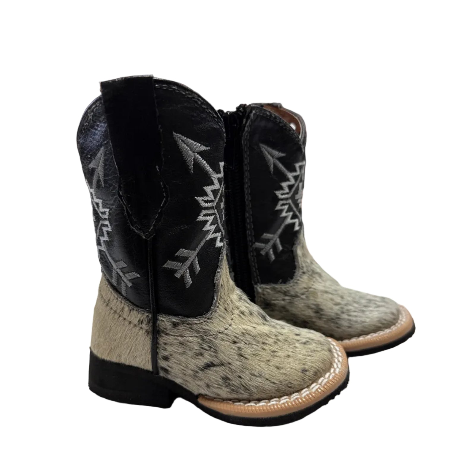 Infant Black & White Hair On Boot TMI205344