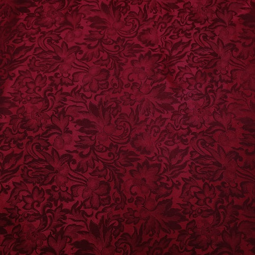 Wild Rag Jacquard Maroon Silk