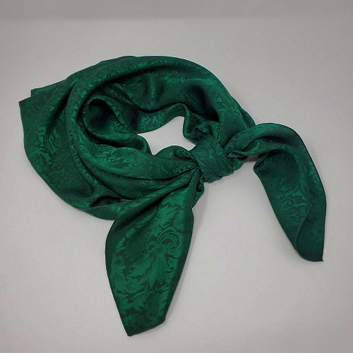 Jacquard Green Wild Rag