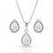 Montana Silver Arctic Rain Teardrop Jewelry Set