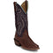 Justin Mahogany Indigo Goat