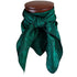 Jacquard Green Wild Rag scarf