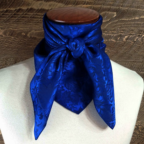 Jacquard Royal Blue Wild Rag medium weight