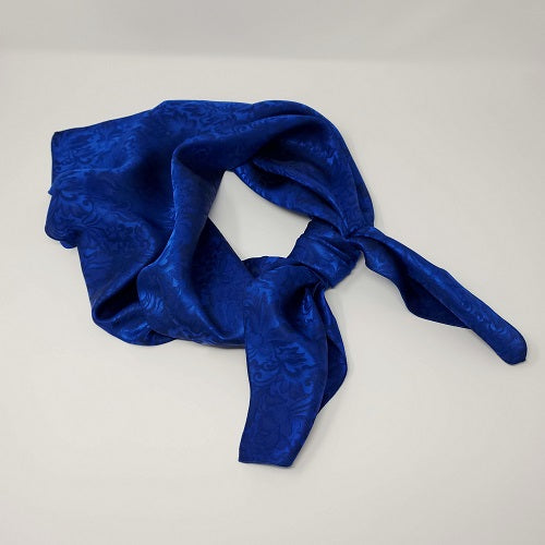 Jacquard Royal Blue Wild Rag 44x44