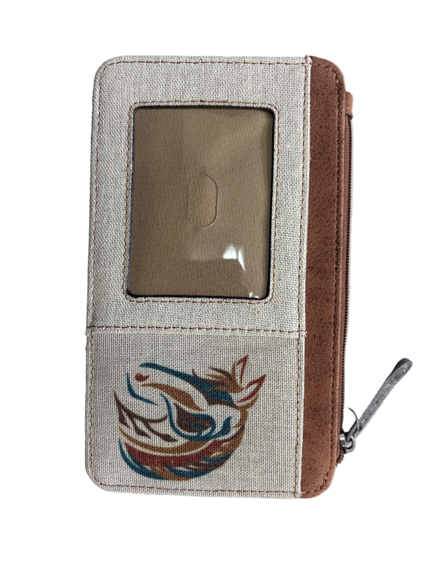Card holder with a horse design 