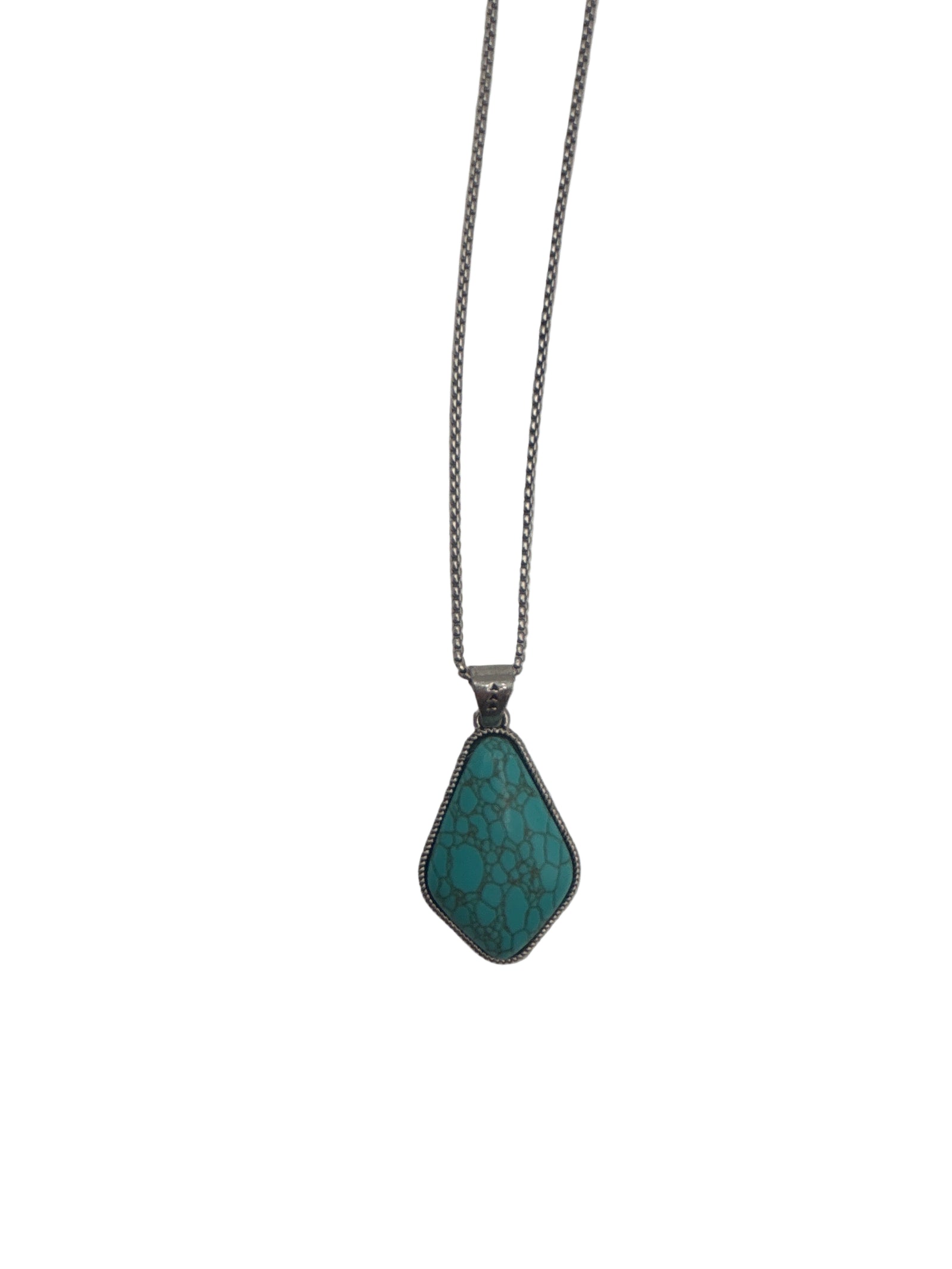 Turquoise Teardrop Pendant neckless