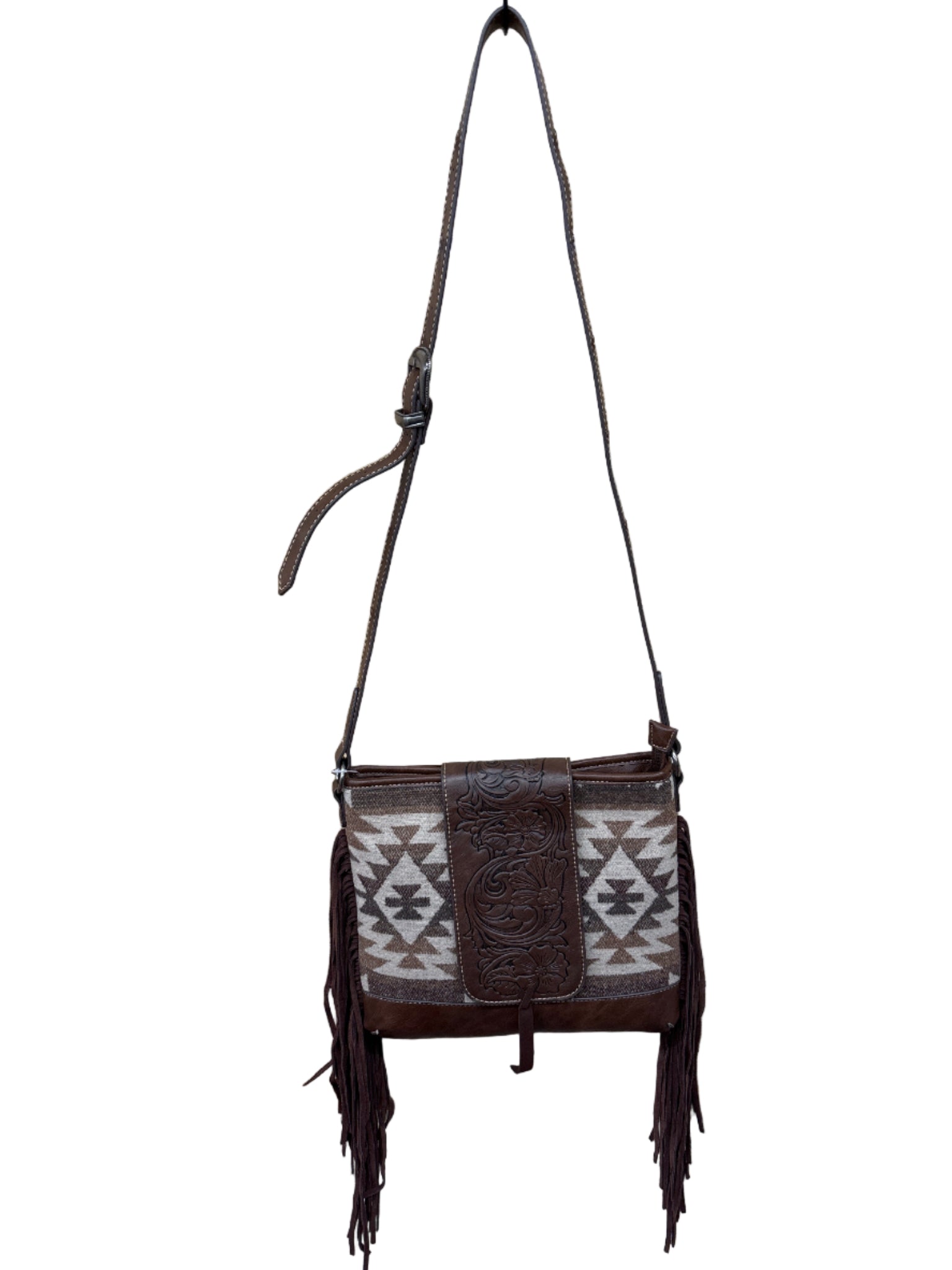 Aztec Purse with leather