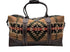 Aztec duffle bag with brown leather 