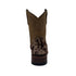 Kids' Hair-On Cowhide Square Toe Western Boots | Brown & White