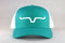 Kimes Weekly Trucker Cap Teal/White