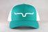 Kimes Weekly Trucker Cap Teal/White