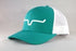 Kimes Weekly Trucker Cap Teal/White