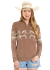 Wmn Border Horse Print Pull Over LW91T08442