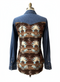 Ladies LS Denim Western Shirt