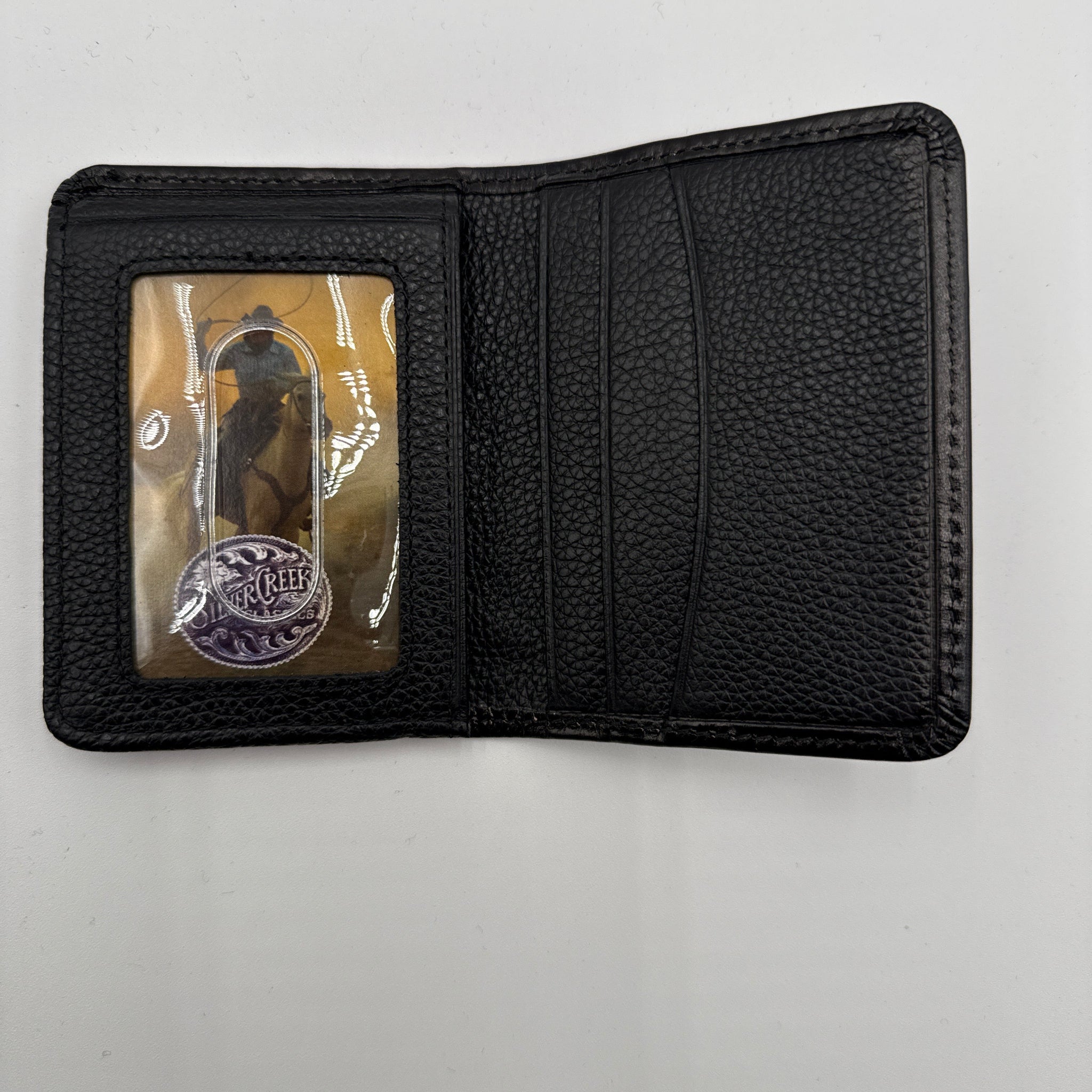 Las Flores Bi-Fold Wallet Black E80143