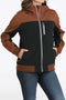 Wmns Bonded Hooded Brn Jacket