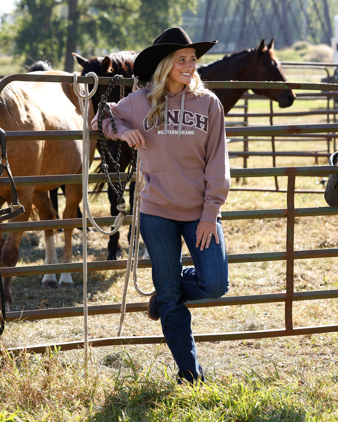 Cinch Ladies Fleece Hoodie