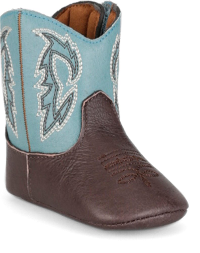Baby Canter Dark Brown Blue Pig Boot MB2524