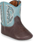 Baby Canter Dark Brown Blue Pig Boot MB2524