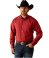 Men's Red Button down Collar Dress Shirt