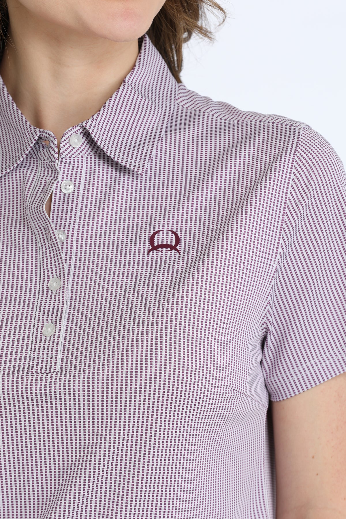 Wmns Short Sleeve Athletic Polo Shirt