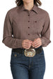 Ladies LS Printed Western Shirt