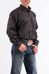 Cinch Mens Black Solid Shirt