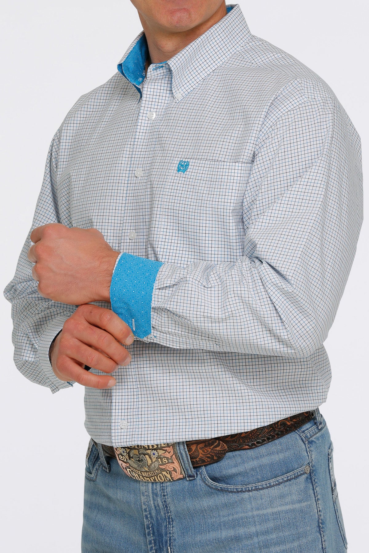 Mens Cinch LS Plaid Shirt 114386