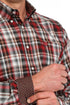 Men's LS Plain Weave Plaid