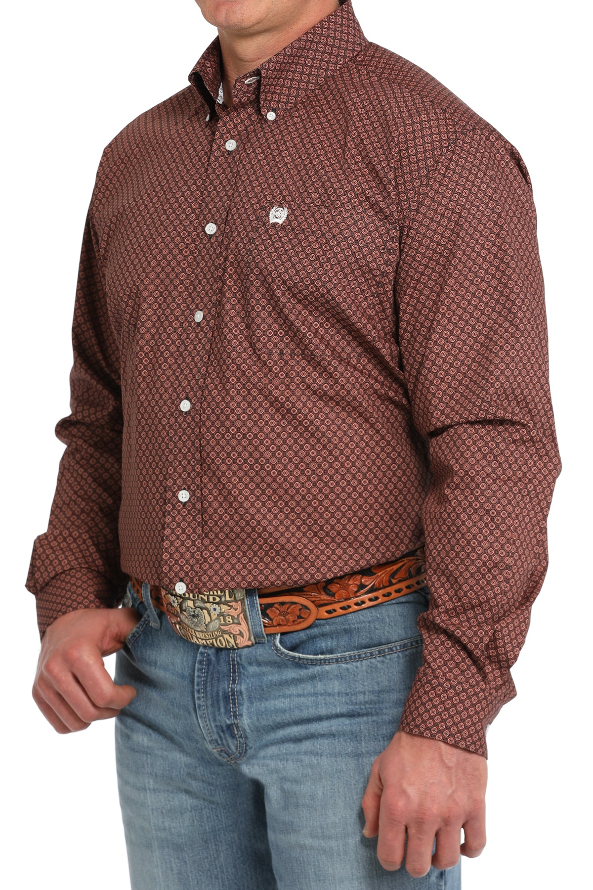 Mens LS Plain Weave Shirt MTW1105846