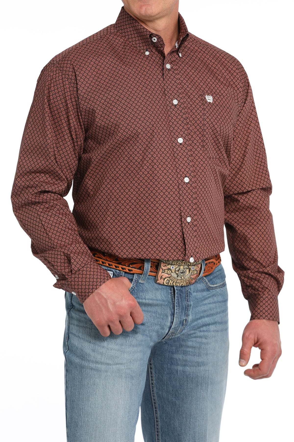 Mens LS Plain Weave Shirt MTW1105846