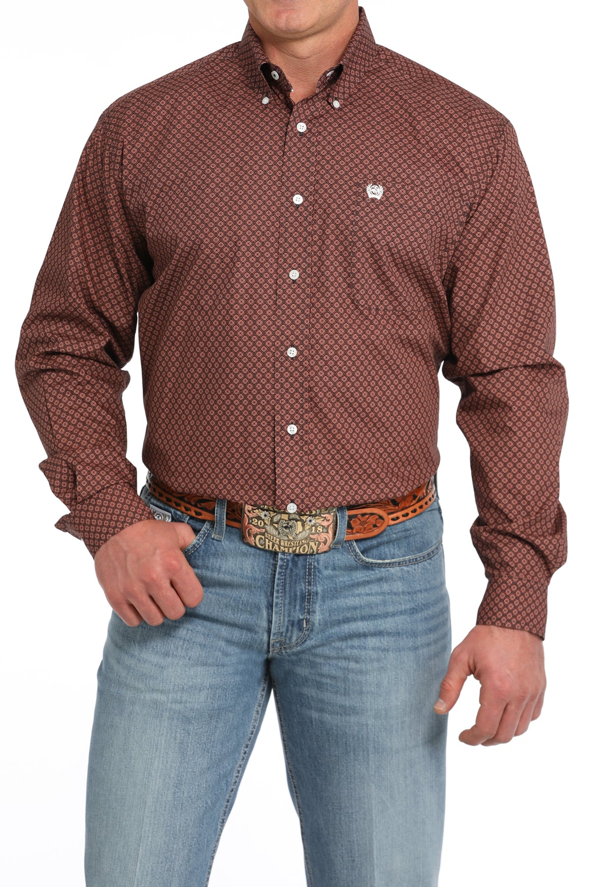 Mens LS Plain Weave Shirt MTW1105846