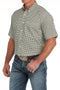 Mens Athletic Print SS Shirt