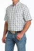 Plaid short sleeve Cinch Brand button down shirt