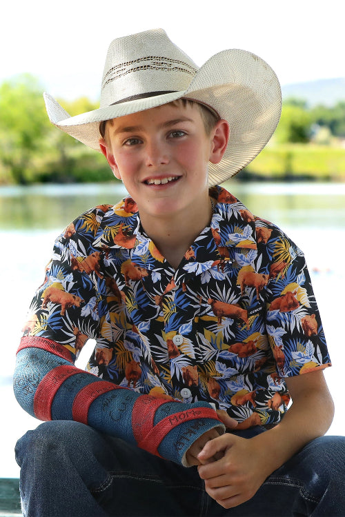 Boys Angus Aloha SS Shirt
