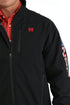 Mens Solid Bonded w/Printed Lining Jacket