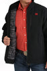 Mens Solid Bonded w/Printed Lining Jacket