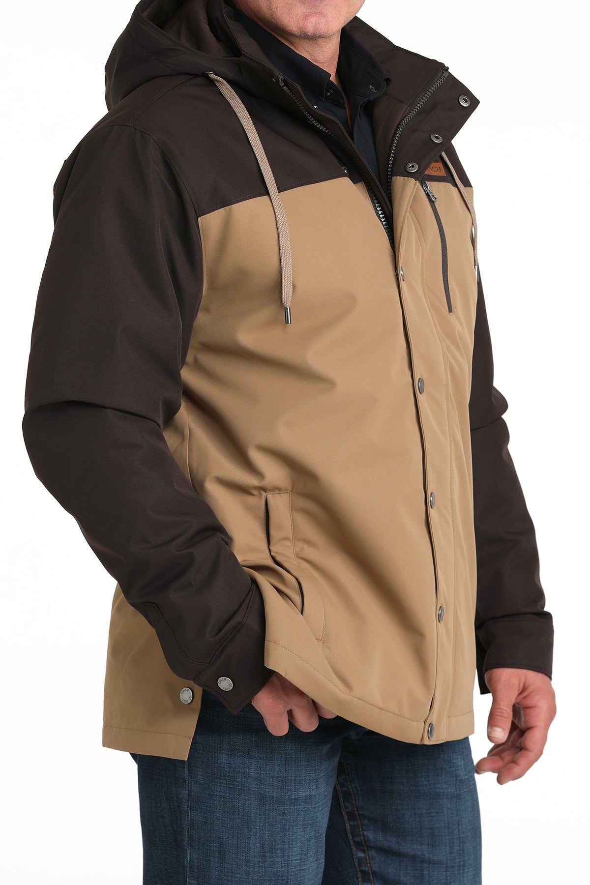 Mens Cinch Barn Coat w/Removable Hood