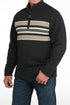 Mens Charcoal 1/4 Zip Sweater