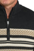 Mens Charcoal 1/4 Zip Sweater