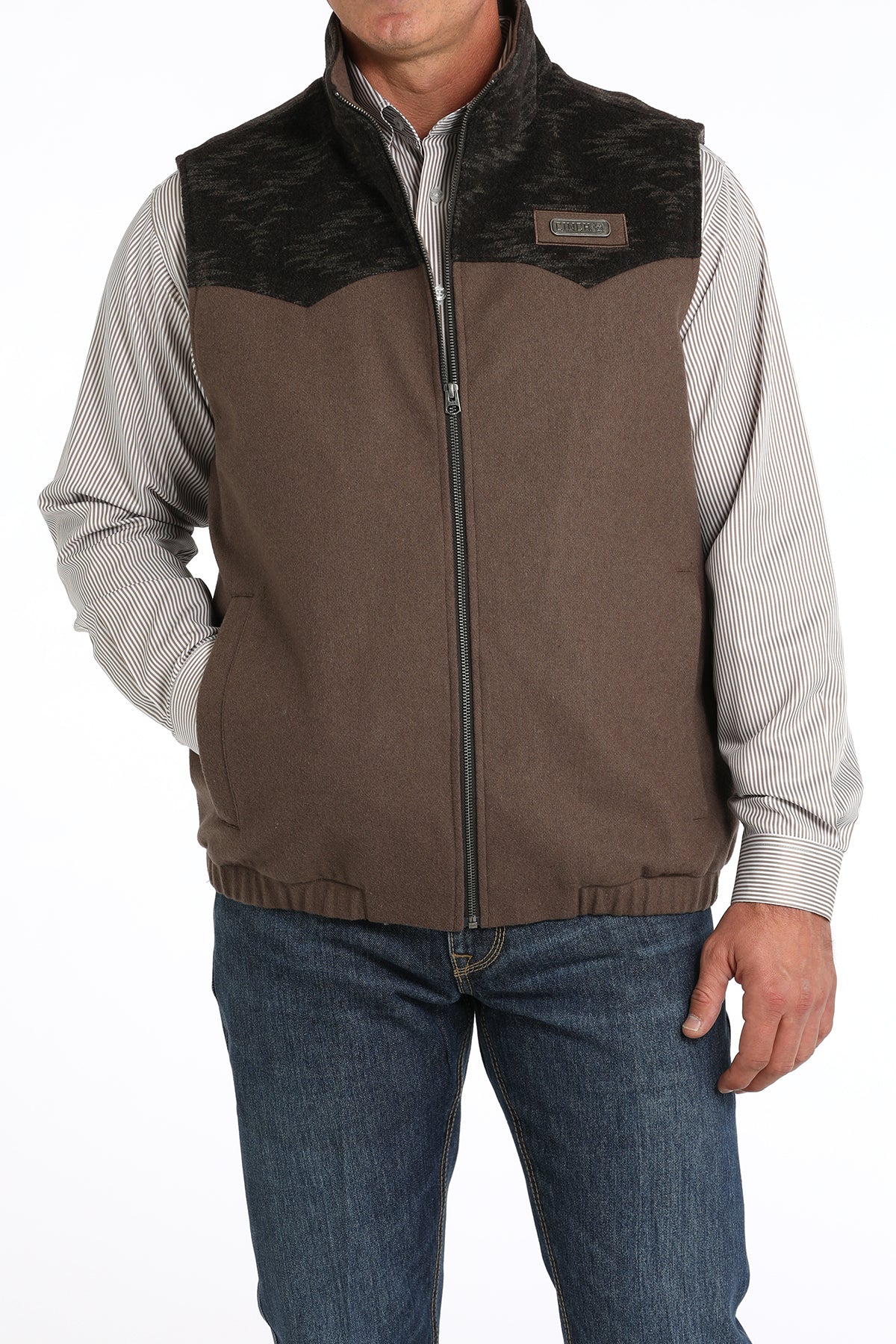 Mens Conceal Carry Wooly Blanket Lined Vest MO