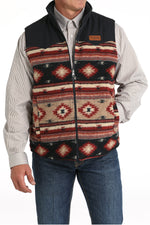 Mens Reversible Colorblocked  Vest