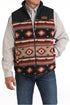 Mens Reversible Colorblocked  Vest